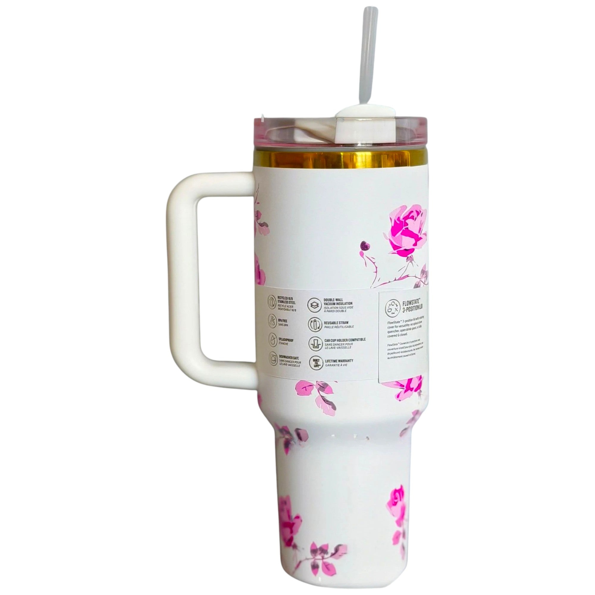 Floral Stanley 40oz