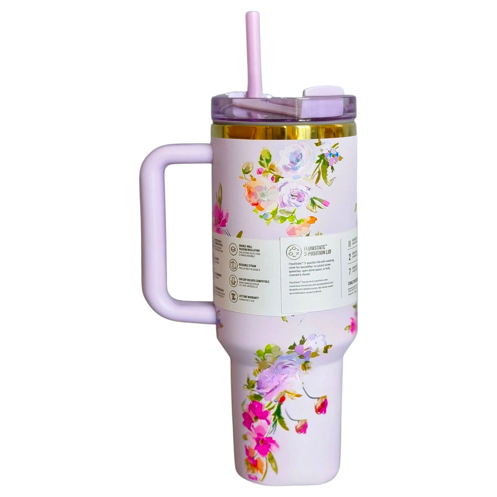 Floral Stanley 40oz